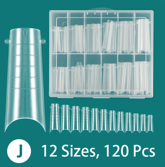 UPPER/DUAL NAIL FORMS #5 FOR ACRYGEL, POLYGEL 120pc-0