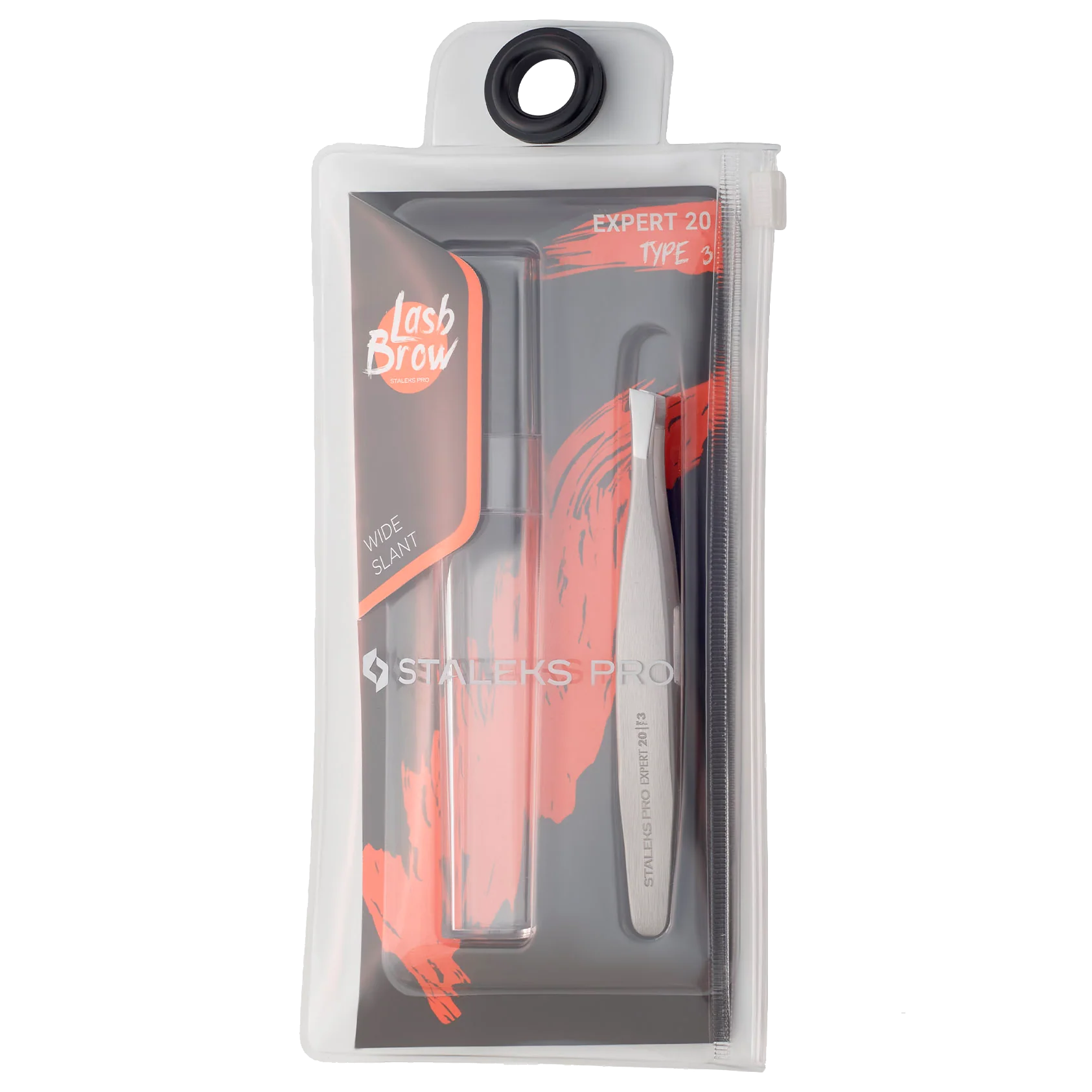 STALEKS PRO EXPERT 20/3 EYEBROW TWEEZERS (WIDE SLANT) TE-20/3 - STALEKS™-3