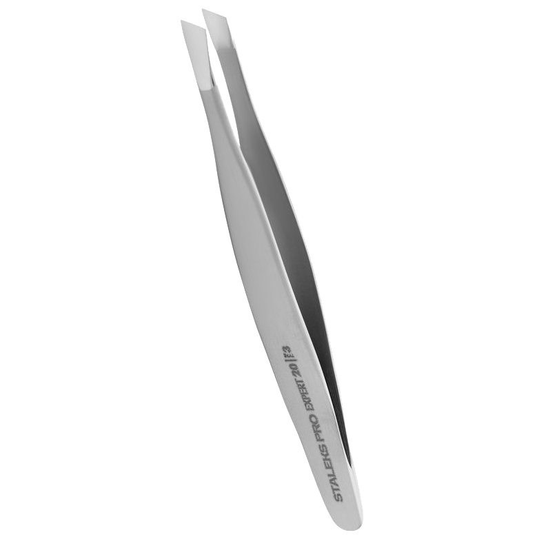STALEKS PRO EXPERT 20/3 EYEBROW TWEEZERS (WIDE SLANT) TE-20/3 - STALEKS™-1