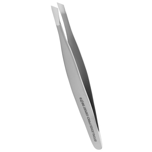 STALEKS PRO EXPERT 20/3 EYEBROW TWEEZERS (WIDE SLANT) TE-20/3 - STALEKS™-1